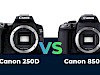 Verschil Canon EOS 250D met Canon EOS 850D