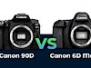 Verschil tussen Canon EOS 90D en 6D Mark II